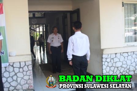 UPACARA PEMBUKAAN DIKLAT PRAJAB GOL.III ANGK.I & II KAB. SIDRAP BEKERJASAMA DGN BADIKLAT PROV.SULSEL